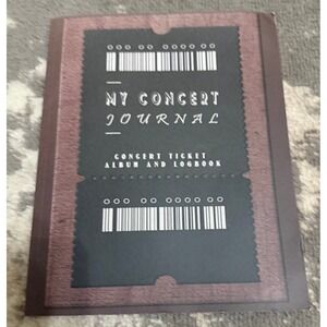Unknown My Concert Journal-My Concert Ticket Album & Logbook  (NWT)